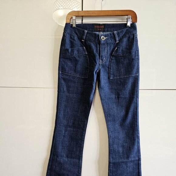 Avant Garde × Italian Designers Stunning Flare High Waisted Jeans - Picture 2 of 11